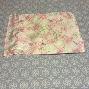 Vintage satin pillowcase